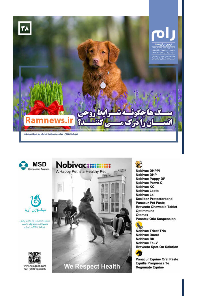 نشریه حیوانات خانگی رام یک فصلنامه علمی